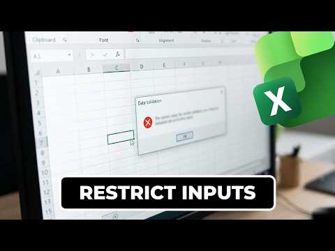 Make Your Excel Sheets "Idiot-Proof" (Data Validation Basics)