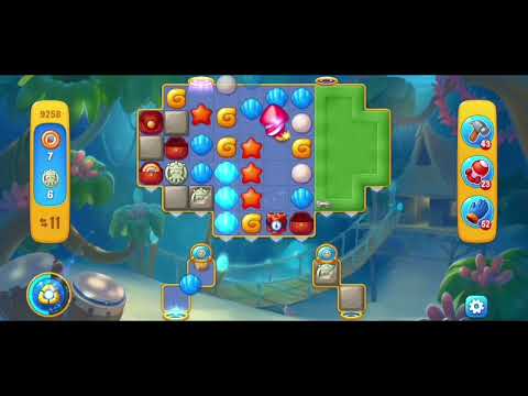 Fishdom 9258 Hard Level - NO 💣🧨💥