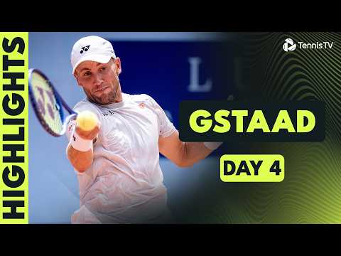 Faria Faces Ruud, Cerundolo & Bublik Also In Action | Gstaad 2026 Day 4 Highlights