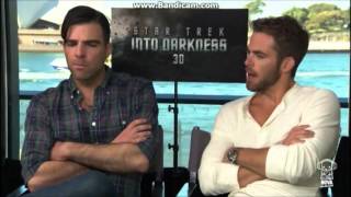 Chris Pine & Zachary Quinto Interview for NovaFM (Sydney)