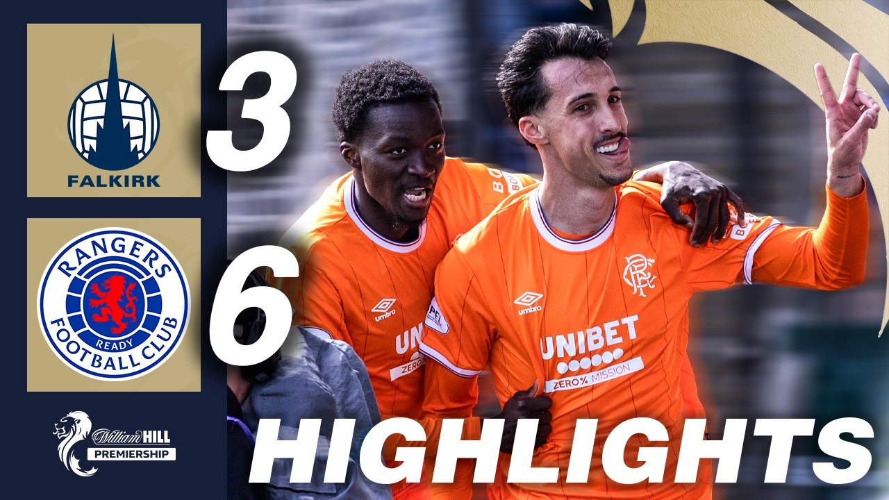 Falkirk vs Rangers Highlights
