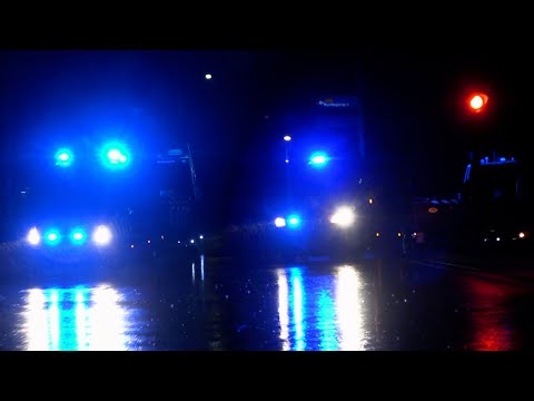 [Primeur] P 1, Brandweer Burgum [OVRT 02-7111] & Grou [OVRT 02-6311] + boot naar incident Leeuwarden