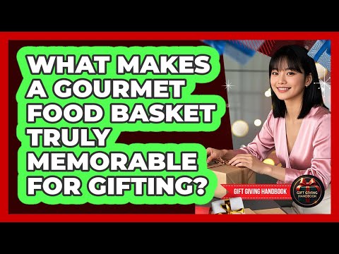 What Makes A Gourmet Food Basket Truly Memorable For Gifting? - Gift Giving Handbook