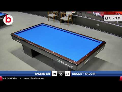 TAŞKIN ER & NECDET YALÇIN Bilardo Maçı - 2022 1.LİG PLAY-OFF-FİNAL 1/4