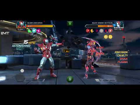 HOW TO EASILY DEFEAT OR KILL BLACK WIDOW (SCYTALIS) MCOC MARVEL CONTEST OF CHAMPIONS