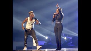 Shatta Wale and Wendy Shay at Wonder Boy Concert 2019