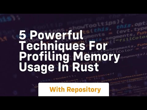 5 powerful techniques for profiling memory usage in rust
