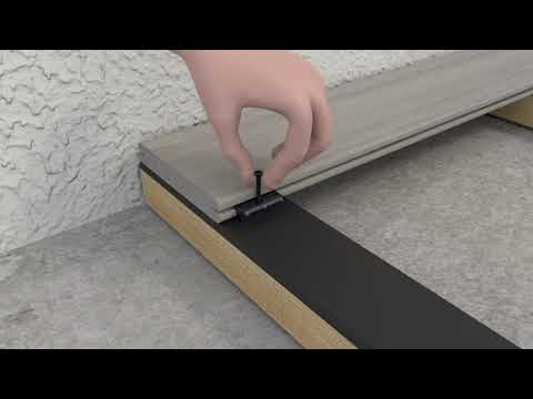 Installation terrasse Fiberdeck Brooklyn avec clip cobra Hybrid 8 18