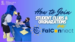 How to Join Student Clubs & Organizations on FalConnect