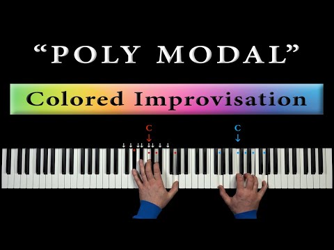 POLY MODAL IMPROVISATION with the Melodic minor Modes
