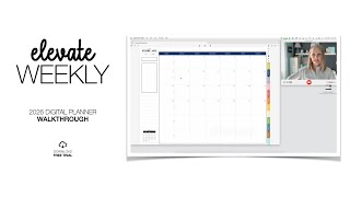 2026 Elevate Weekly Digital Planner and 12 Subject Notebook Walkthrough