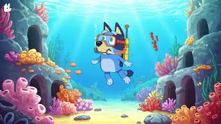 Bluey’s Ocean Study Break 💙 Chill Lofi Beats from the Deep Sea 🐳 For Studying & Focus
