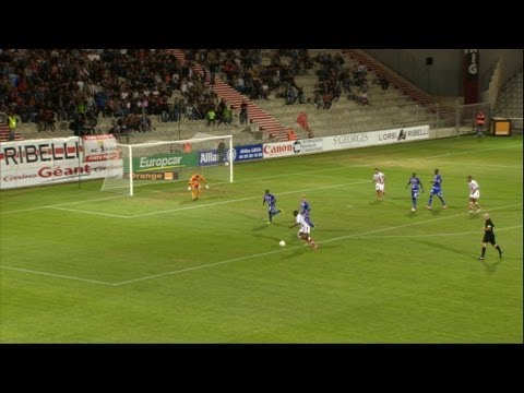 Goal Johan CAVALLI (42') - AC Ajaccio - Evian TG FC (2-0) / 2012-13