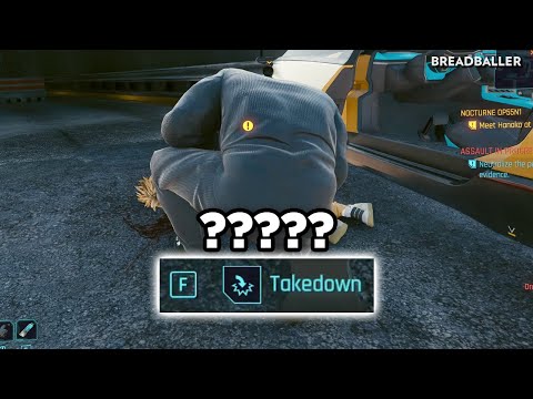 The Rarest Takedown Animation? • Cyberpunk 2077