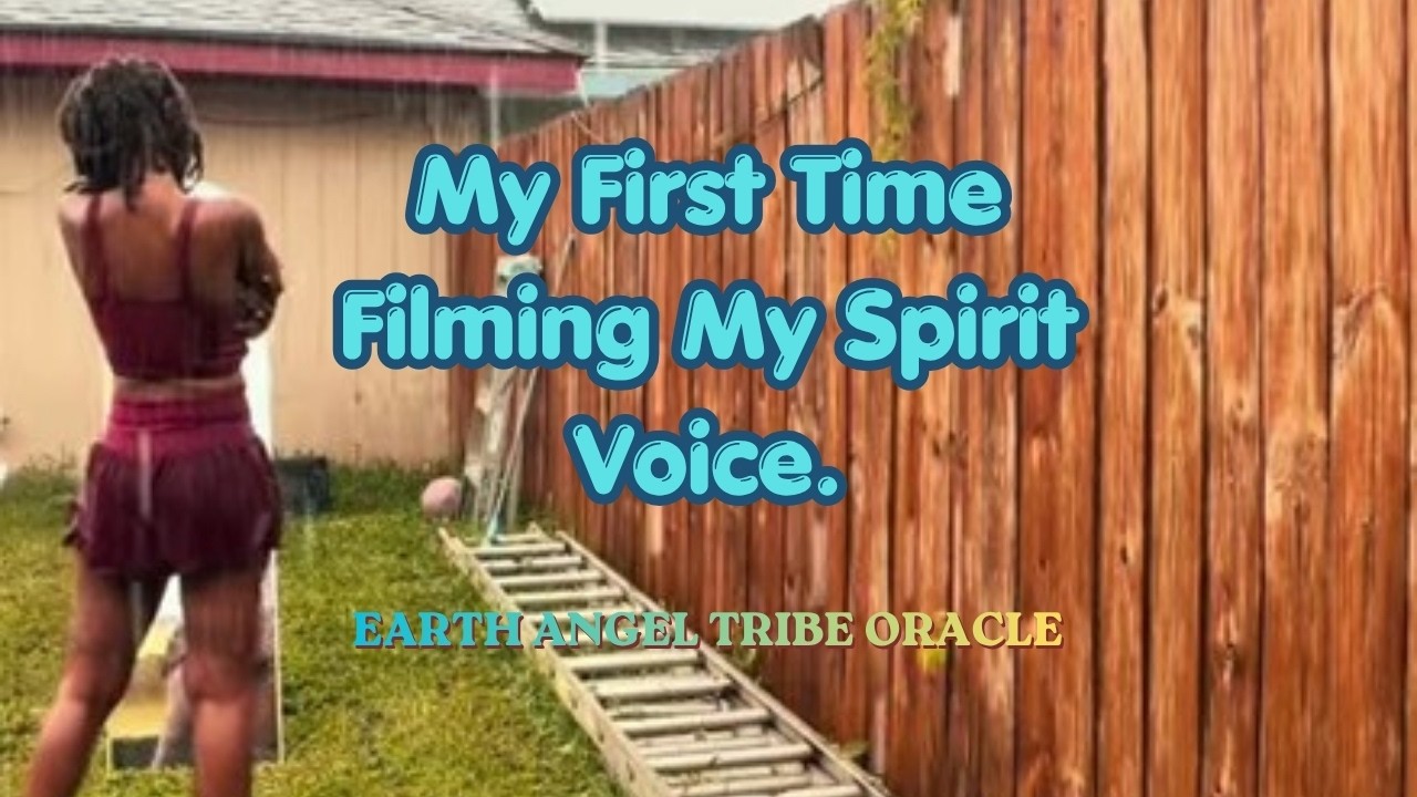 ✨My First Time Filming My Spirit Voice✨Earth Angel Tribe Oracle #fyp #newearth #singer #love #water