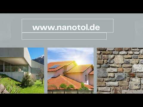 Nanotol Protector für mineralische Oberflächen schützt Stein vor Moosbewuchs und Alterung.