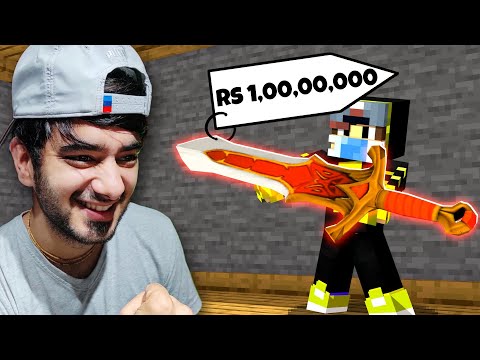 YesSmartyPie - Minecraft, But I Can Buy Rs10,00,000 Sword
