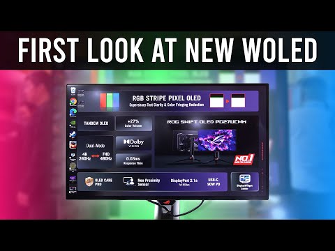 WOLED Gets Better in 2026 - Hands-On With RGB Stripe 4K 240Hz Monitor from Asus