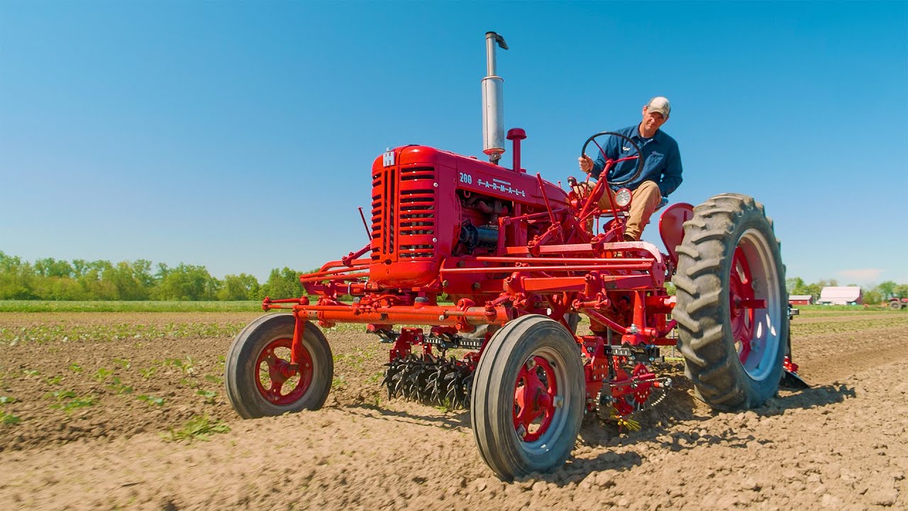 Stalebedding Hard Crusted Soil With Tilmor Spyder Basket Weeder