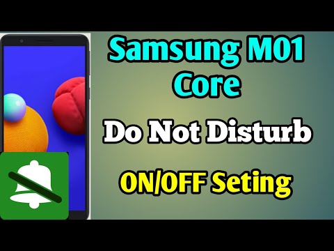 samsung m01 core do not disturb setting||samsung m01 core do not disturb off/on kaise kare