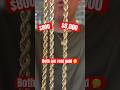 800 Vs 8 000 Real Gold Chain Gold Ropechain Jacoje