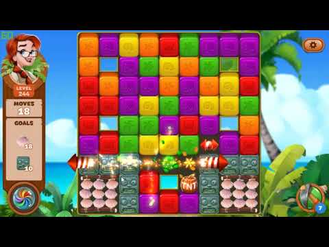 Lost Island Blast Adventure level 244