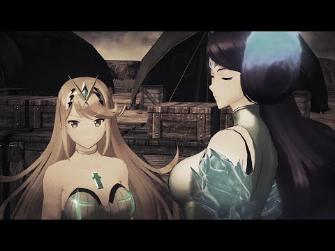 Mythra and Brighid Wear Their Swimsuits During This Flashback (Japanese) | Xenoblade Chronicles 2