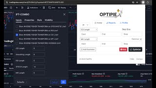 OptiPie Plus TradingView Optimizer - Features in Action 📈