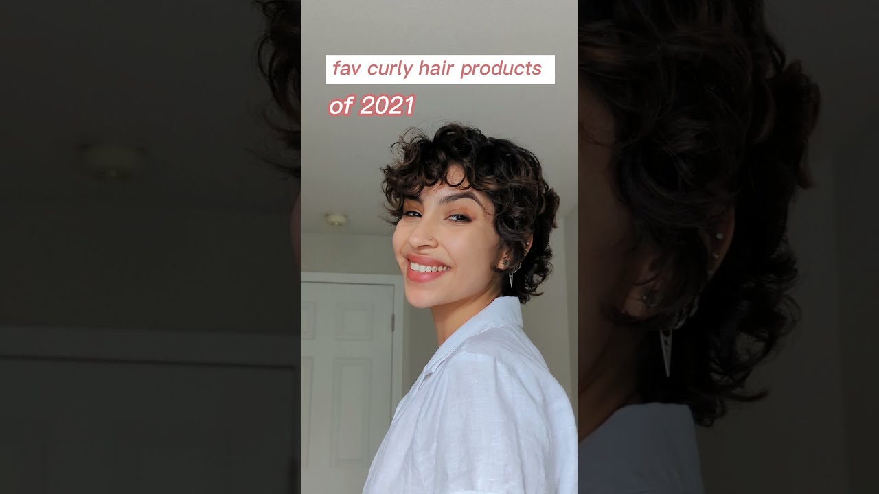 MY FAVORITE CURLY HAIR PRODUCTS OF 2021! :) - #SHORTS