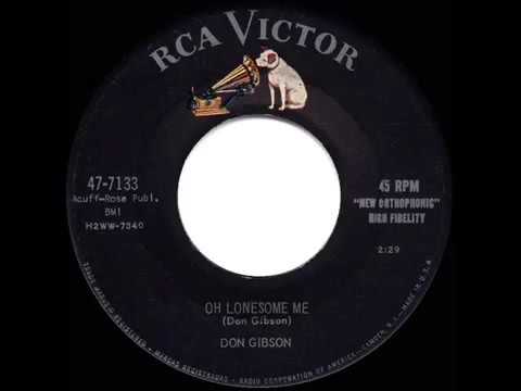 1958 HITS ARCHIVE  Oh Lonesome Me   Don Gibson