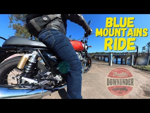 CHILLY BLUE MOUNTAINS - Royal Enfield Interceptor 650 ride feat. Black Pup Moto