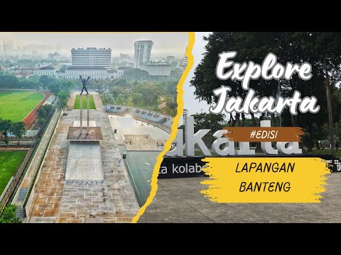 JOGGING & REVIEW LAPANGAN BANTENG JAKARTA PUSAT - COCOK UNTUK LIBURAN KELUARGA SUASANA RINDANG