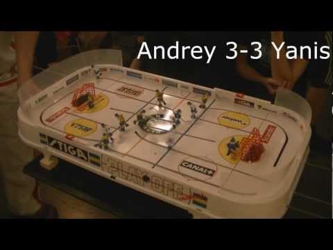 Table Hockey-Swedish Masters 2012-Semi final-Game4-Yanis Galuzo vs Andrey Voskoboynikov-[HD]