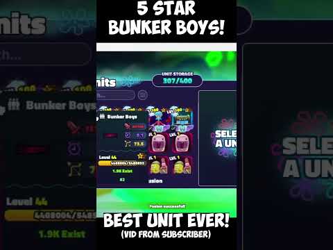 🔥0.01% 5 STAR BUNKEY BOYS! BEST UNIT EVER! BANNED FOR BEING TOO OP!🔥