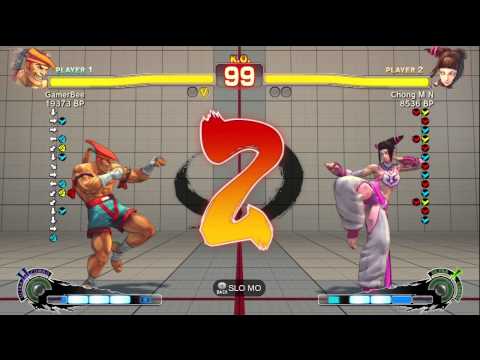 GamerBee [Adon] vs Chong M N [Juri] SSF4 Japanese Online Ranked Matches - TRUE-HD