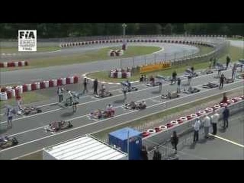 CIK FIA EUROPEAN CHAMPIONSHIP 2014 EVENT 4 ROUND 2 KZ2 KZ ACEDEMY TROPHY PREFINALS