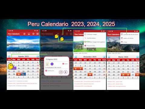 Peru Calendario 2024 Video
