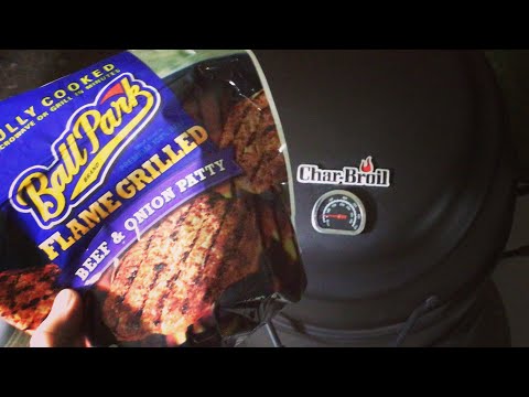 Awesome Ballpark Flame Grilled Beef And Onion Burgers...