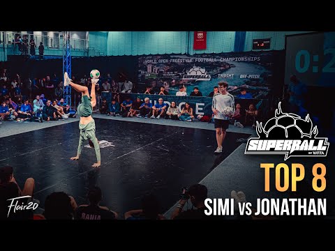 Jonathan vs Simi - Top 8 | Super Ball World Freestyle Football Open 2025