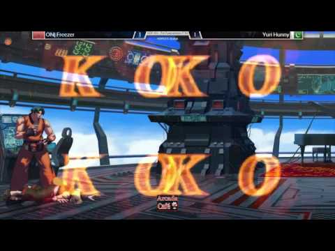 KOFGCC Dubai PreTournament KOF XIII ON Freezer VS Yuri Hunny   FT10
