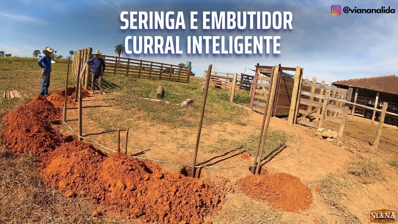 CONSTRUINDO A SERINGA ANTI STRESS DO CURRAL. MAIS UMA ETAPA IMPORTANTE DO NOSSO CURRAL INTELIGENTE .