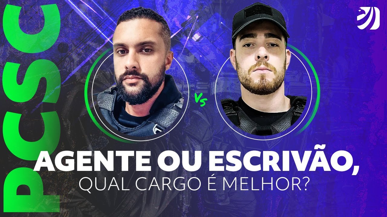 Concurso PC SC: Agente ou Escrivão, qual cargo é melhor? Com Rafael Valle