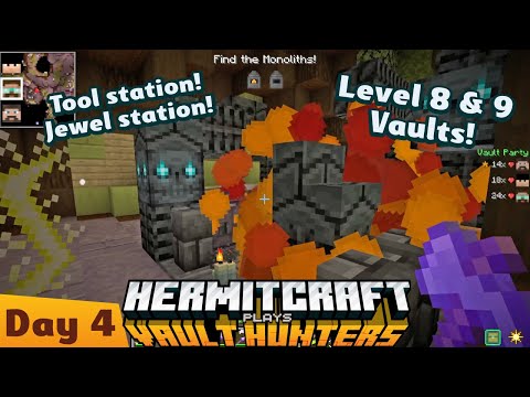 HC Vault Hunters: First architect vault! Tool station! Jewel station! Vault with xB&Hypnotizd! Ep 4