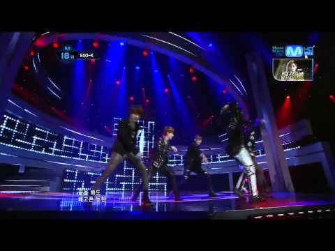 [HD]120614 MCountdown - EXO-K - MAMA(Goodbye Stage)