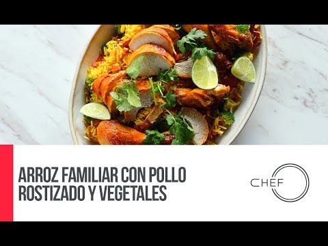 Arroz Familiar con Pollo Rostizado