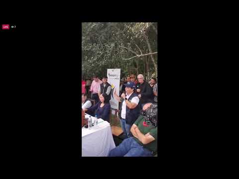 Audiencia pública del INDERT con la ONAC en Ignacio A. Pane, San Juan Nepomuceno, Caazapá.