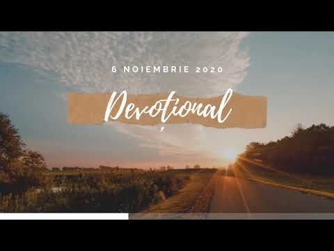 Devoțional | 6 noiembrie 2020 | UNUL VA FI LUAT, ALTUL LĂSAT