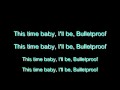 La Roux - Bulletproof Lyrics 