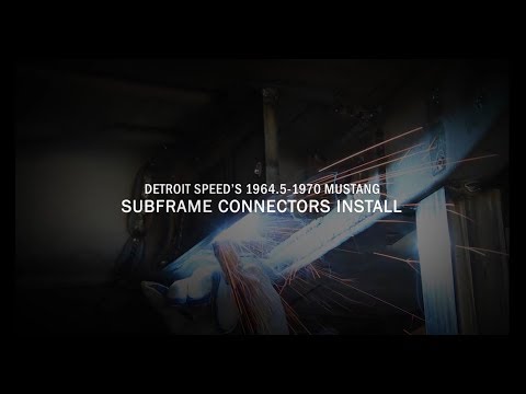 Detroit Speed 1964.5-1970 Mustang Install - Subframe Connectors