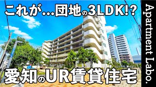 A housing complex located right next to a lush green space in Nagoya City, Aichi Prefecture